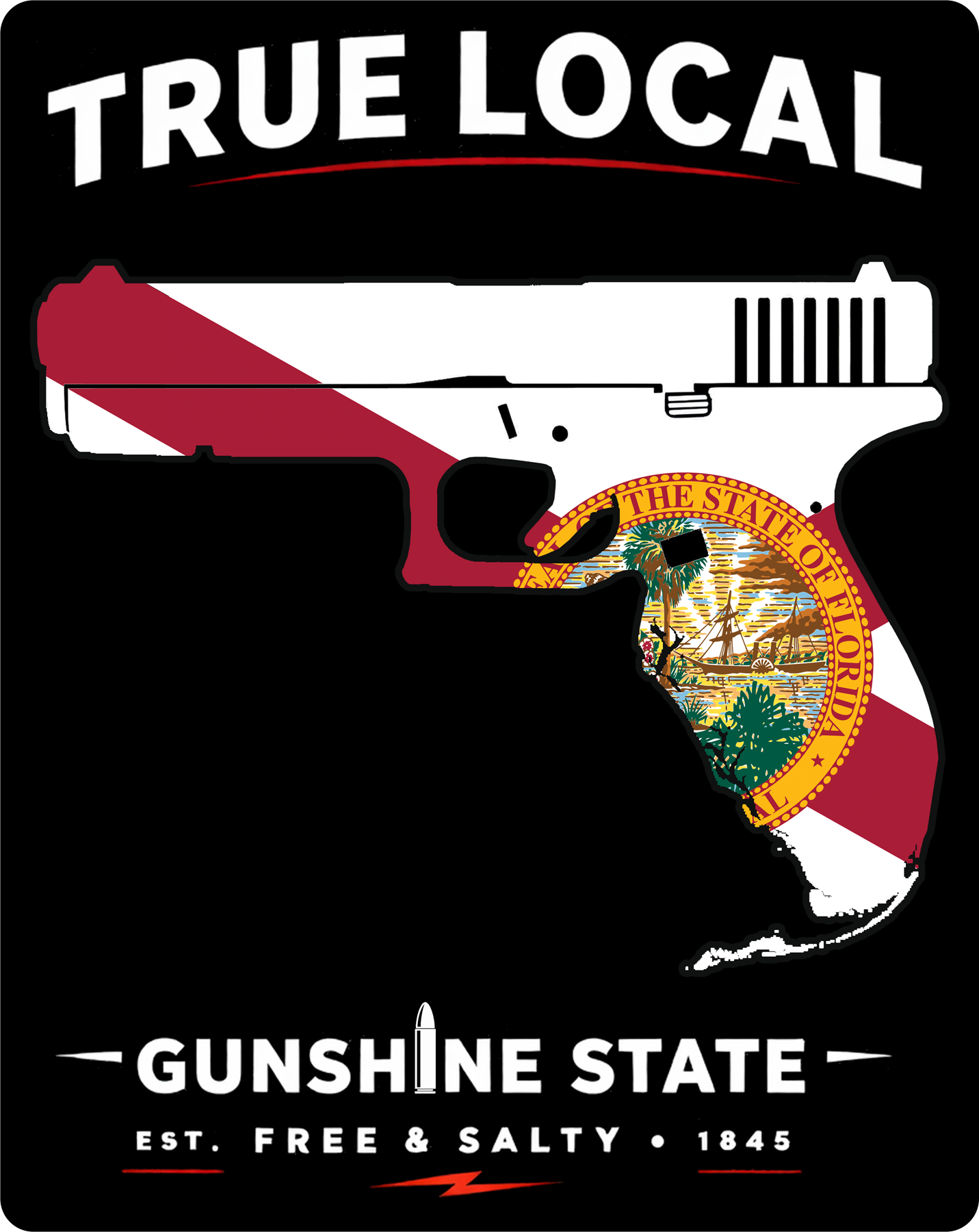 Gunshine State UV Sticker – Florida 2A Gun Decal