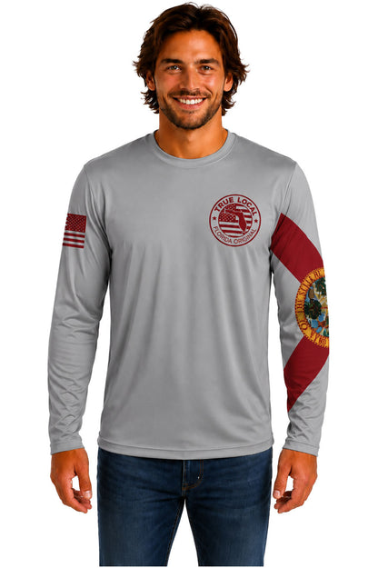 True Local Tuna Anchor Long Sleeve Silver