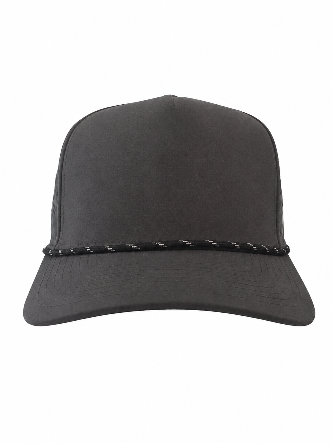 Build Your Own Florida Patch Hat - Charcoal blank hat front view