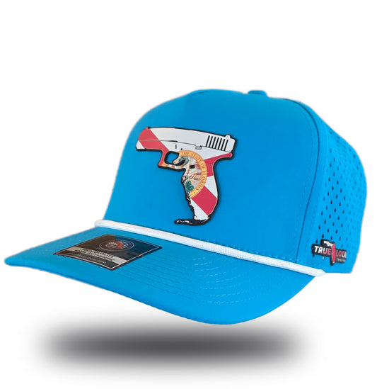 Florida Gun Hat – Florida Flag Pistol Patch | True Local Performance Hat