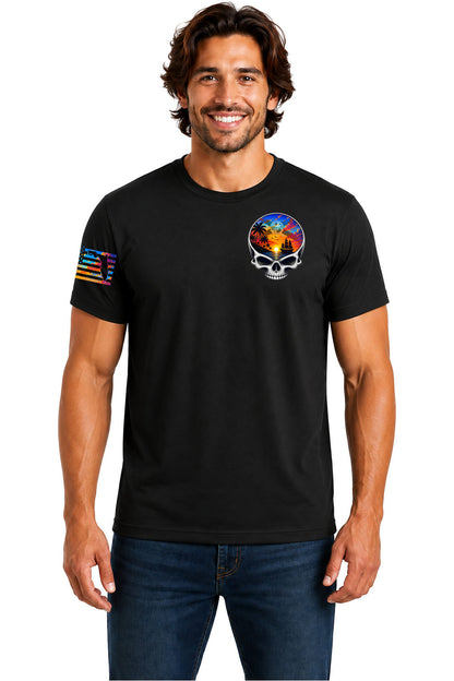 Costadelic T-Shirt Black - Front