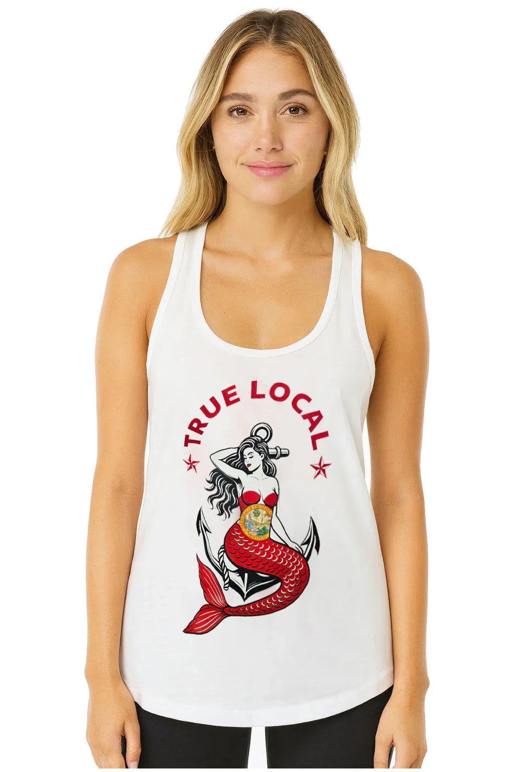 True Local Women’s Racerback Mermaid Tank